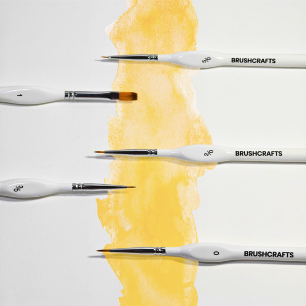 Set de 5 pinceaux brushcrafts