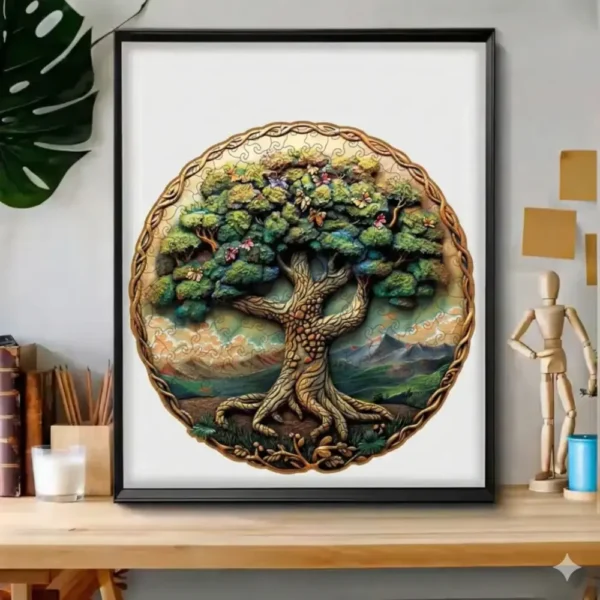 Puzzle en bois Arbre de vie 108 pièces BrushCrafts