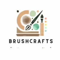 Logo BrushCrafts - Peinture par numéros et Puzzles en bois.